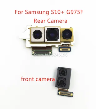 1 бр. Задна Голяма Основна Задна Камера Модул предна камера Гъвкав Кабел За Samsung Galaxy S10 Plus S10 + G975 G975F G975U Подмяна на Част от