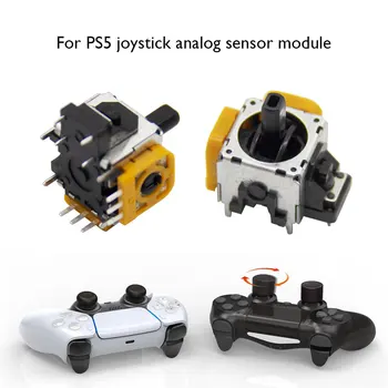 1 Чифт 3D Аналогов Джойстик Модул Сензор за Sony Play Station 5 PS5 Геймпад Контролер Резервни Части за Ремонт на