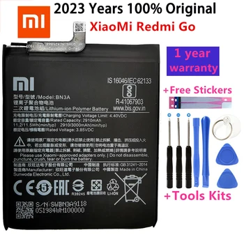 100% Оригинален Xiaomi BN3A 3000 mah Батерия За XiaoMi Redmi Go BN3A Batterie Bateria 