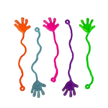 24 Бр Лепкави Пръсти Забавни Играчки за Партита Чалнат Забавни Разтеглив Ръцете Играчки за Сензорни Деца