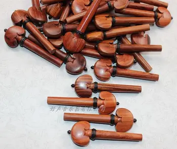 4 бр. нови високо качество на клечки за настройки на цигулка от палисандрово дърво в пълен размер 4/4 аксесоари