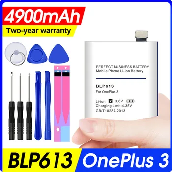 4900 mah Blp613 Сменяеми батерии за One Plus Oneplus 3 Номер за проследяване на