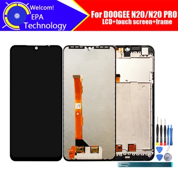 6,3-инчов Doogee N20 LCD Дисплей + Тъч екран Дигитайзер В Събирането на 100% Оригинален LCD дисплей + Тъч Дигитайзер за N20 PRO + Инструменти