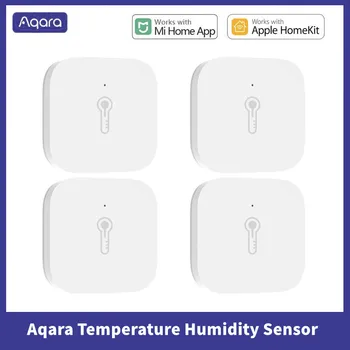 Aqara температурен Сензор Интелигентен Сензор за Налягане на Въздуха Влажността на Околната Среда Интелигентен Контрол на Zigbee Умен Дом За Xiaomi Mi Home APP