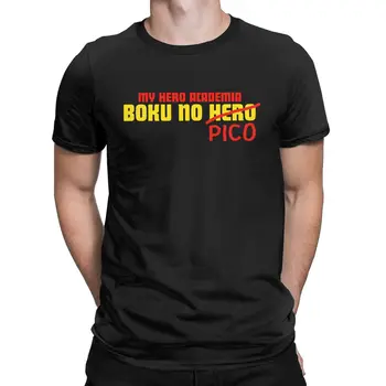 Boku No Pico Not Boku No Hero Academia Порно Аниме Мъжка Тениска Новост Тениска С Къс Ръкав От Чист Памук Класически Дрехи