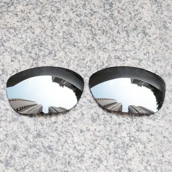 E. O. S Поляризирани Подобрени сменяеми лещи за слънчеви очила Oakley-Pit Bull - Сребристо-хромированное Поляризованное огледало