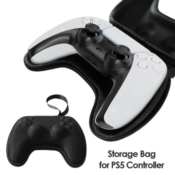EVA Твърд Защитен Калъф за PS5 Геймпад Пътен Калъф За Носене, Водоустойчива устойчив на удари Лаптоп Чанта За Съхранение на Sony PS5 Контролер