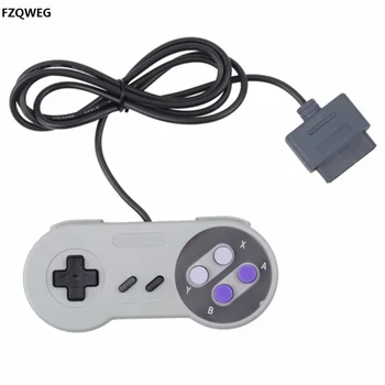 FZQWEG Жичен Джойстик контролер за Super Nintendo SNES Истински