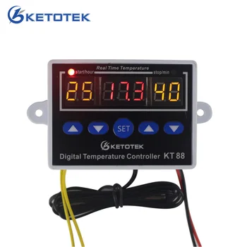 KETOTEK KT88 Регулатор на Температурата Термостат Дигитален Термостат температурен Регулатор за инкубатор 10A 220V 12