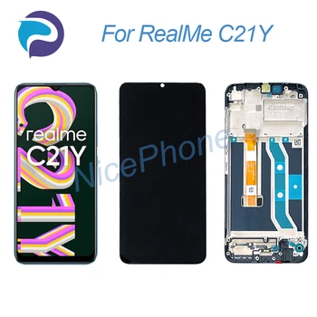 RealMe C21Y LCD екран + сензорен Дисплей, дигитайзер, 1600*20 RMX3261, RMX3263 RealMe C21Y LCD дисплей