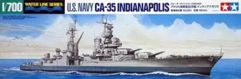 Tamiya 31804 1/700 Тежък крайцер USS CA-35 Индианаполис