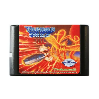 Thunder Force 3 16 бита MD Игрална карта За Sega Mega Drive За SEGA Genesis