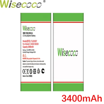 WISECOCO 3400 mah TLi019D7 За Alcatel 1 5033 5033D 5033X 5033Y 5033A Telstra Essential Plus 2018/TCL U3A батерия