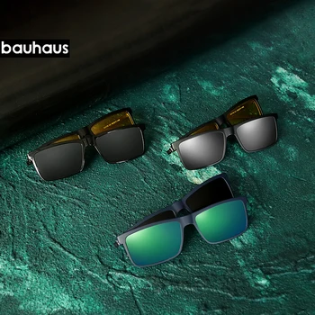 X3178 баухаус новият 2 в 1 силен магнит високо качество клип на слънчеви очила се продават