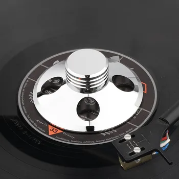 Аудио LP Винилови плочи Метална Стабилизатор на Диск Плейър Плочи Тегло Скоба HiFi LP107g
