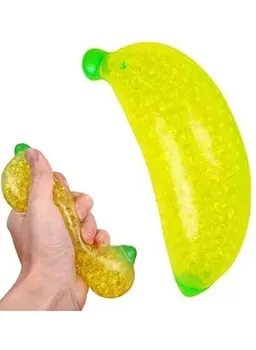 Вентилирующий водна топка мека мъниста банан небьющийся домати декомпрессионная гроздова декомпрессионная играчка плодови непоседа играчка