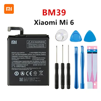 Въведете mi 100% Оригинална Батерия BM39 3350 ма За Xiaomi 6 Mi 6 Mi 6 BM39 Резервни Батерии за телефон + Инструменти