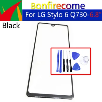 Външен Сензорен Стъклен Обектив За LG Stylo 6 Q730 Подмяна на LCD предната част на панела
