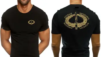 Гореща Ежедневни Мъжки Дрехи с Къс Ръкав, Лятна Бойна Икона на Пехотата ВИ, Тениска на Австралийската Армия, са се УВЕЛИЧИЛИ Тениска