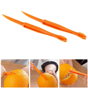Гореща Разпродажба Творчески Дълъг Раздел Портокалов Нож За Почистване На Портокалов Сок Компактен И Практичен Помощник Плодови Инструменти