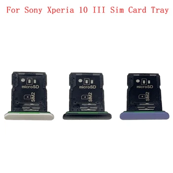 Детайли на Тавата За SIM-карти, Титуляр на Слота За СИМ Карти Sony Xperia 10 III, Резервни Части За Ремонт на Карти с Памет microSD