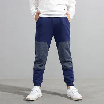 Детски дрехи спортни панталони за момчета и момичета Корейската версия на модерни цветни контрастни линии на ежедневните панталони от 5 до 15 години, Качествени Детски дрехи