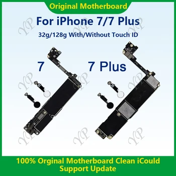 За iPhone 7/7 Plus дънната Платка 32g/128g с/Без Touch ID Чист iCloud 100% Напълно протестированная Автентичната дънна Платка Безплатна доставка