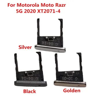 За Motorola Moto Razr 5G 2020 XT2071-4 Мобилен Телефон чисто Нов Оригинален Държач за SIM-Карти Слот За SIM-Тава Четец
