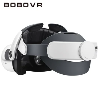 Каишка за главата BOBOVR M2 PLUS за Meta/ Oculus Quest 2 Намалява натиска върху лицето, Повишава комфорта Подмяна на елита на каишка за ръка, Аксесоари за виртуална реалност