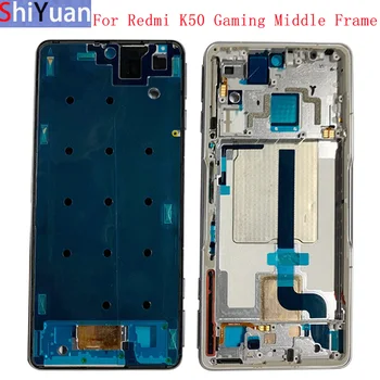 Корпус Средната Рамка LCD Рамка за Табела Панел на Шасито За Xiaomi Redmi K50 Игра Телефон Метална Средната Рамка на резервни Части За Ремонт на