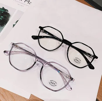 Модни Прозрачни Очила за четене, Дамски очила за четене на средна и в напреднала възраст, Очила с висока разделителна способност с анти-синя светлина за възрастните хора