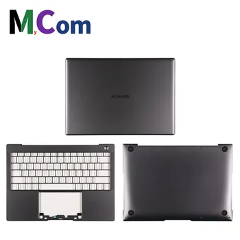 Нов LCD дисплей на Задната част на кутията/Акцент за ръце Горния Капак/Долната капачка За Huawei Matebook X Pro MACH-W19 MACHR-W19 MACHC-WAH9LP MACHC-WAE9LP Сив