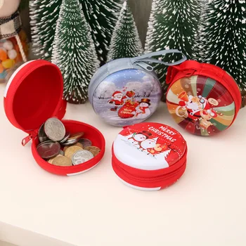Нови Весели Коледни Детски чанти за монети Кутии Детски коледен подарък за деца на Нова година 2022 Коледа Детски Подаръци Навидад 2021