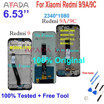 Оригинален За Xiaomi Redmi 9 9А 9В LCD дисплей с Сензорен Екран Дигитайзер За Redmi 9 M2004J19AG M2004J19C В Събирането на Резервни Части