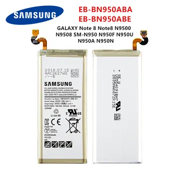 Оригинална батерия SAMSUNG EB-BN950ABA EB-BN950ABE 3300 mah За Samsung GALAXY Note 8 N9500 N9508 SM-N950 N950F N950U N950A N950N