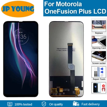 Оригинални LCD дисплей За Motorola Moto One Fusion Plus XT2067 Сензорен Дисплей Дигитайзер Пълен Стъклен Обектив Панел В Събирането на
