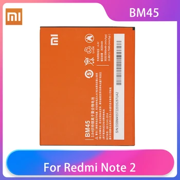 Оригинални Батерии За телефони Xiaomi Redmi Note 2 Note2 BM45 Висок Капацитет Акумулаторна Батерия За телефон 3060 mah Безплатни Инструменти Телефон AKKU