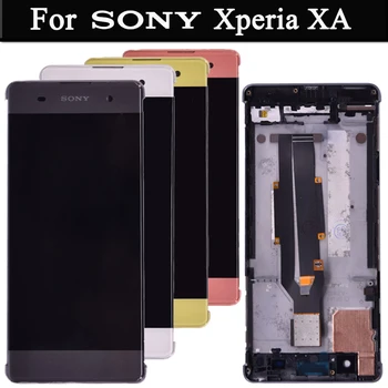 Оригиналът е За Sony Xperia XA F3111 F3113 F3115 LCD Дисплей с сензорен екран Дигитайзер в Събирането Безплатна Доставка