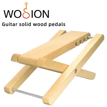 Педалите от масивна дървесина Wosion. Използва се за стабилна игра на китара. Педалите от масивна дървесина може да се регулира в 4 високи и ниски позиции.