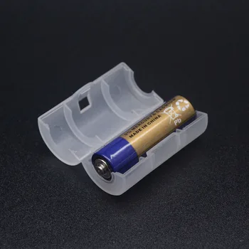 Пластмасов Държач Адаптер батерии AA-C Калъф Конвертор Преминете LR06 AA-C Размер LR14 Кутия За Съхранение на Батерии