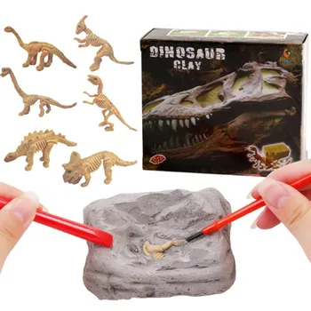 Продажба на едро на археологически разкопки моделиране на динозаврите скелет Тираннозавра рекса изкопаеми студентите DIY науката забавни играчки