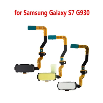 Телефон Начало Бутон на Пръстови Отпечатъци За Samsung Galaxy S7 G930 G930F G930FD G930A G930P G930T G930V Оригинален Нов Гъвкав Кабел Touch ID
