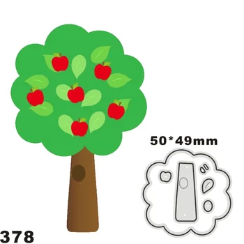 Ябълково дърво Нови Метални Режещи Удари Прес-Форми Шаблони за Diy Албум за Албуми, Изготвяне на Поздравителни Картички Декоративен Модел на Печата